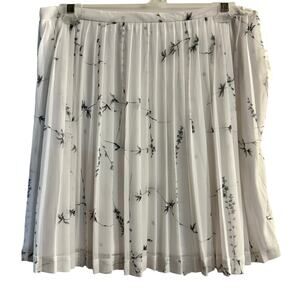Vintage Deadstock Rampage Cottagecore Fairycore Pleated Chiffon Mini Skirt Med